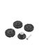 Jogo Discos Esponja Abrasiva 2" 50mm Com Haste Roloc Com 5pcs Vonder