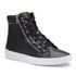 Tenis Vegano Bawmi Cano Alto Feminino Preto com Ziper