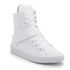 Tenis Vegano Bawmi Cano Alto Feminino Branco com Tira