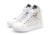 Tenis Sneaker Bawmi Cano Alto Feminino Branco