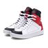 Tenis Sneaker Bawmi Cano Alto Feminino Vermelho/Branco/Preto