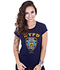 Camiseta Militar Baby Look Feminina NYPD Azul