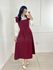 Vestido Aurora Marsala 
