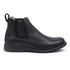 Botina Chelsea Floather| Couro legítimo - Preto