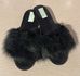 Pantufa Fluffy | Preta