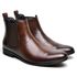 Bota Masculina de Couro Chelsea Mouro