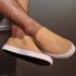 Sapatênis Slip On Couro Salmão Forro de Couro Berlutini