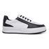 Tênis Casual Bold Sneaker Em Couro Branco/Preto