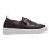 Slip On Couro Tressê Café Cloud