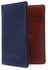 Carteira De Couro Slim - Blue/Havana