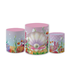 Trio Capas de Cilindros Sublimados Decorativo Tema Infantil Menina Princesa Ariel Pequena Sereia