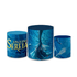 Trio Capas de Cilindros Sublimados Decorativo Tema Infantil Menina Princesa Ariel Pequena Sereia