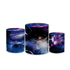 Trio Capas de Cilindros Sublimados Decorativo Tema Astronauta Colorido Decoração Infantil Menino