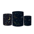 Trio Capas de Cilindros Sublimados Decorativo Tema Astronauta Colorido Decoração Infantil Menino
