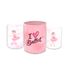 Trio Capas de Cilindros Sublimados Decorativo Tema Bailarina Decoração Infantil Menina
