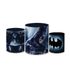 Trio Capas de Cilindros Sublimados Decorativo Tema Infantil Herói Menino Batman Decoração Liga das Justiça