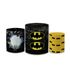 Trio Capas de Cilindros Sublimados Decorativo Tema Infantil Herói Menino Batman Decoração Liga das Justiça
