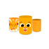 Trio Capas de Cilindros Sublimados Decorativo Tema Infantil Bolofofos Decoração Festa Menino Menina Colorido