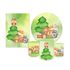 Kit Casadinho Capa Painel Redondo + Retangular + Trio Capas de Cilindro Tema Bosque Decorativo Animais