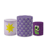 Trio Capas de Cilindros Sublimados Decorativo Tema Princesa Rapunzel Desenho Enrolados Decoração Infantil