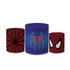 Trio Capas de Cilindros Sublimados Decorativo Tema Homem Aranha Decoração Festa Menino