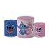 Trio Capas de Cilindros Sublimados Decorativo Tema Lilo e Stitch Decoração Festa Infantil