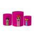 Trio Capas de Cilindros Sublimados Decorativo Tema Infantil Meninas Super Poderosas Decoração Festa