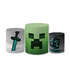 Trio Capas de Cilindros Sublimados Decorativo Tema Minecraft Decoração Festa Infantil