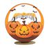 Capa Mini Painel Redondo 50x50cm Decorativo Tema Halloween Dia das Bruxas Decoração