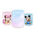 Trio Capas De Cilindros Sublimados Decorativo Tema Infantil Menina Minnie Mouse Decoração