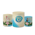 Trio Capas de Cilindros Sublimados Decorativo Tema Moana Decoração Festa Infantil Menina
