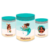 Trio Capas de Cilindros Sublimados Decorativo Tema Moana Decoração Festa Infantil Menina