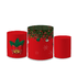 Trio Capas de Cilindros Sublimados Decorativo Tema Natal Decoração Festa Data Especial Comemorativa