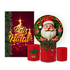 Kit Casadinho Capa Painel Redondo + Retangular + Trio Capas de Cilindro Tema Natal Data Especial Decoração