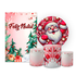 Kit Casadinho Capa Painel Redondo + Retangular + Trio Capas de Cilindro Tema Natal Data Especial Decoração