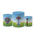 Trio Capas de Cilindros Sublimados Decorativo Tema Patrulha Canina Desenho Infantil Decoração
