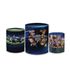 Trio Capas de Cilindros Sublimados Decorativo Tema Patrulha Canina Desenho Infantil Decoração