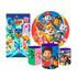 Kit Casadinho Capa Painel Redondo + Retangular + Trio Capas de Cilindro Tema Patrulha Canina Heróis Decoração Infantil