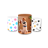 Trio Capas de Cilindros Sublimados Decorativo Tema Pets Animais Decoração Festa Infantil