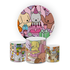Kit Capa Painel Redondo + Trio Cilindros Tema Bobbie Goods