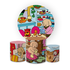 Kit Capa Painel Redondo + Trio Cilindros Tema Bobbie Goods