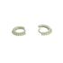 Brinco Argola Zircônia Lesprit U11A040631 Ródio Cristal