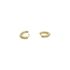 Brinco Argola Zircônia Lesprit U11A040631 Dourado Cristal