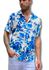 CAMISA CONFORT FLORAL AZUL