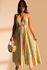 Vestido Lenço Longo Amarelo