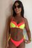 Biquíni Jurerê Top Bojo Aro Lolly Amarelo e Flamingo