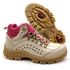 Bota Adventure Feminina 5400/36 Creme/pink