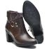 Bota Feminina Cano Curto Salto Grosso Brown/Étnico