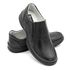 Sapato Confort Plus Bmbrasil De Couro Palmilha Em Gel Extra Leve 2711/01 Preto