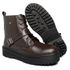 Coturno Feminino Moda Blogueira Plataforma Em Couro Confort C/ Fivela!